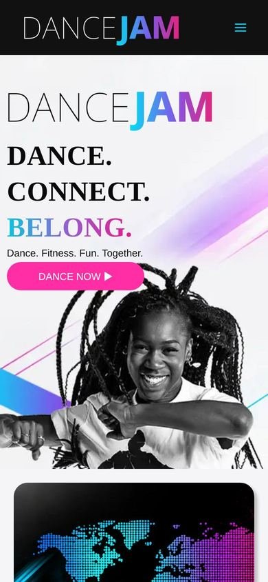 dancejam.net na telefonu