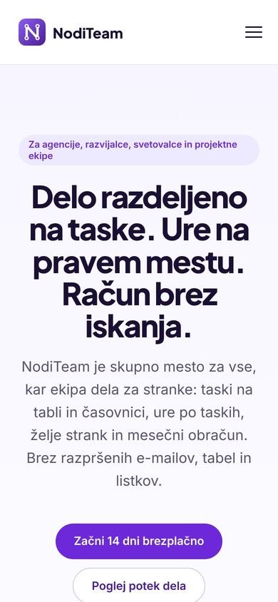 noditeam.com na telefonu